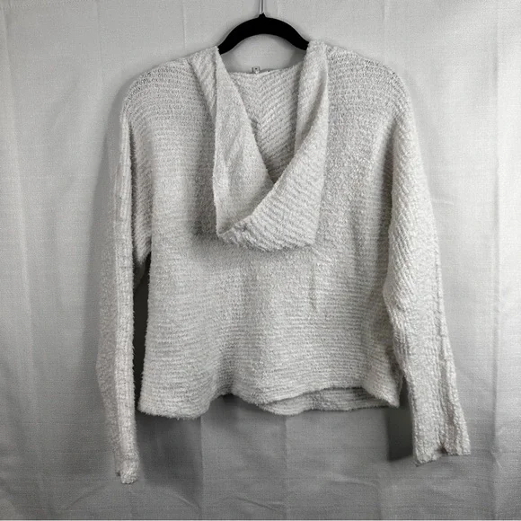 Vince oversized cropped relaxed hoodie cozy sweater winter fall